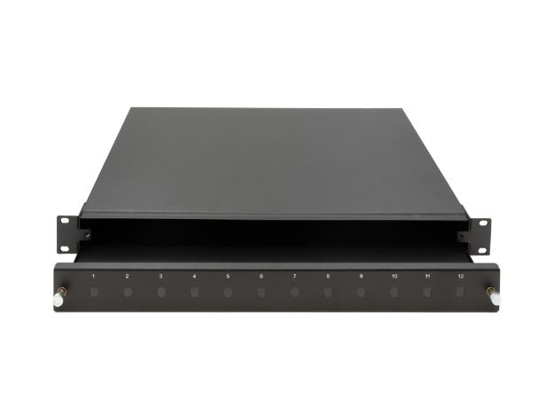 Picture of 1U Patch Panel 12 Port FC Square Tip