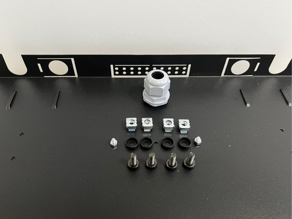 Fiber Optic Patch Panel 1U 24 Port FC Simplex Square Metal Sliding