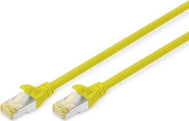 CAT6A S-FTP Ethernet Kablosu Sarı resmi