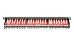 Picture of Loaded Patch Panel CAT6A STP 0.5U