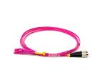 LC-FC OM4 MM Duplex PatchCord Side