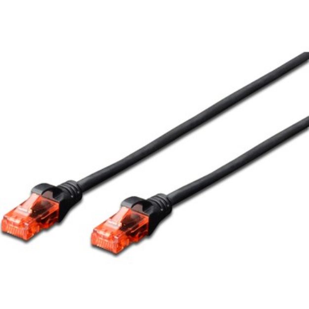 Picture of CAT6 U-UTP Ethernet Cable Black 3 Meters