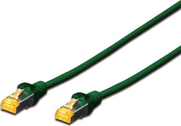 Picture of CAT6A S-FTP Ethernet Cable Green 0.5 Meters