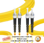 ST/UPC-ST/UPC SM Duplex PatchCord Test