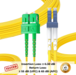 SC/APC-LC/UPC SM Duplex PatchCord Test