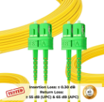 SC/APC-SC/APC SM Duplex PatchCord Test