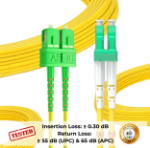 SC/APC-LC/APC SM Duplex PatchCord Test