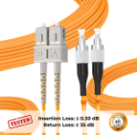 SC-FC OM1 MM Duplex PatchCord Test