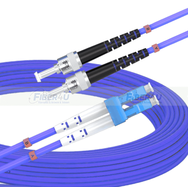 Zırhlı LC-ST OM3 MM Duplex PatchCord resmi