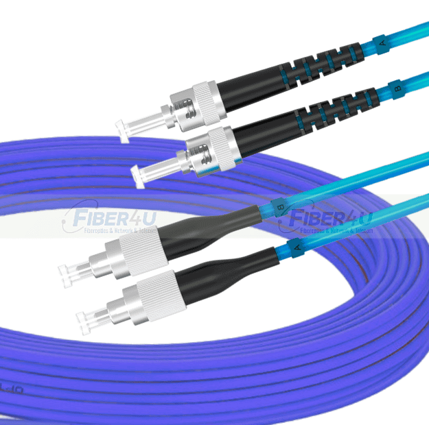 Zırhlı FC-ST OM1 MM Duplex PatchCord resmi