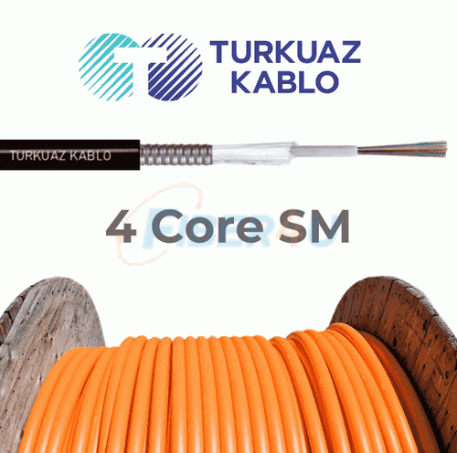 Picture of 4 Core Fiber Optik Kablo Single Mode 