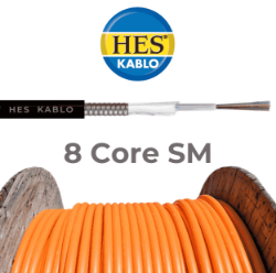 Picture of 8 Core Single Mode Fiber Optic Cable